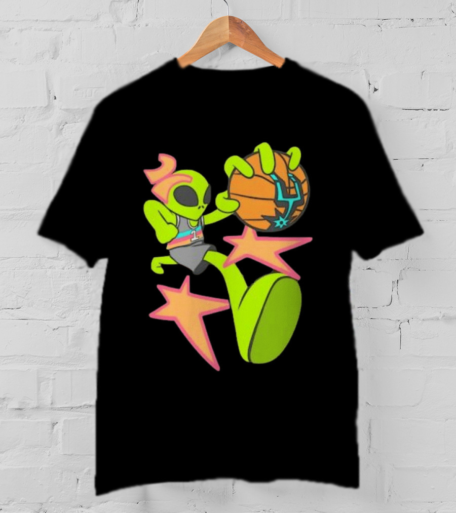 Victor Wembanyama Alien San Antonio Spurs 1 Basketball Star T-Shirt