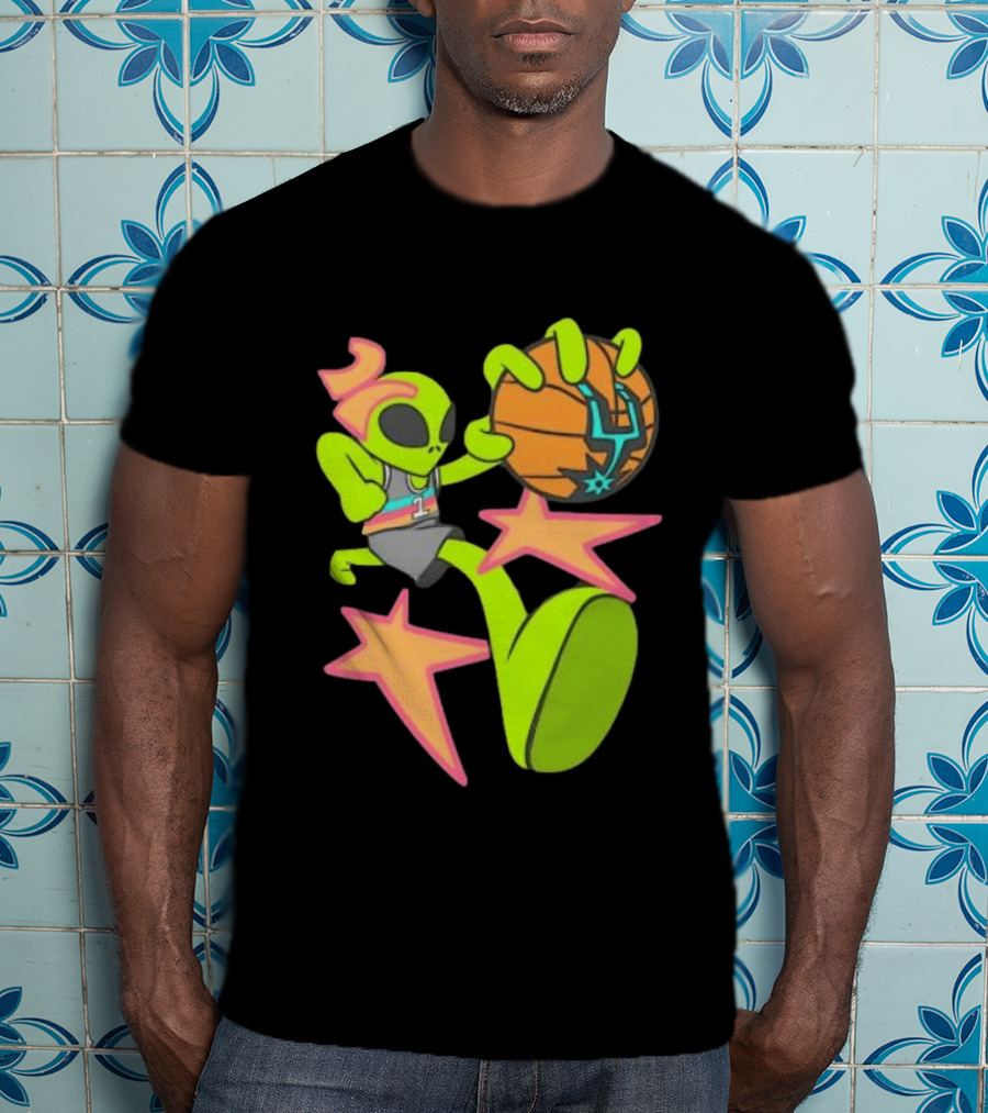 Victor Wembanyama Alien San Antonio Spurs 1 Basketball Star T-Shirt