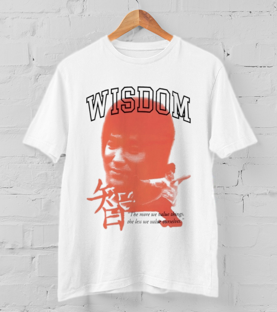 Bruce Lee Awake NY Wisdom Red T-Shirt