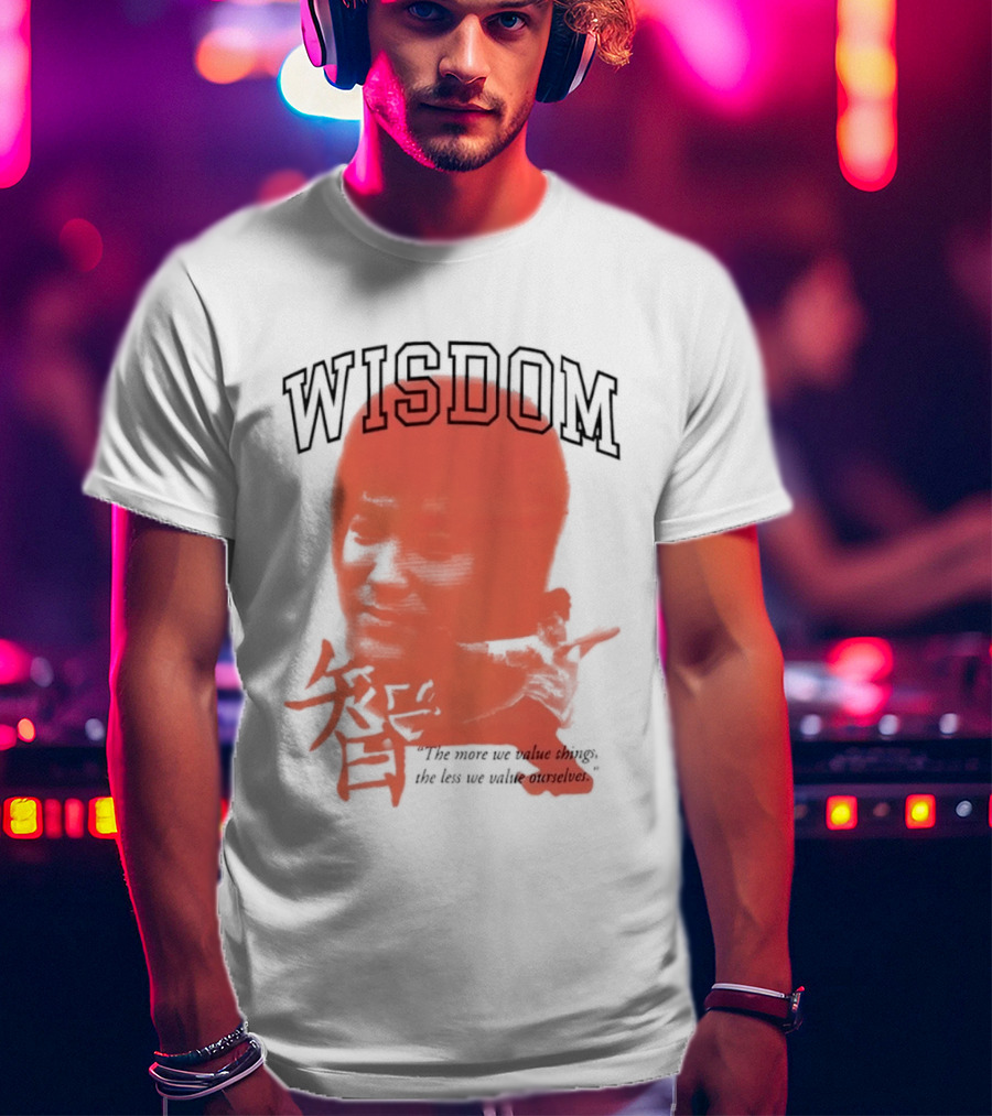 Bruce Lee Awake NY Wisdom Red T-Shirt