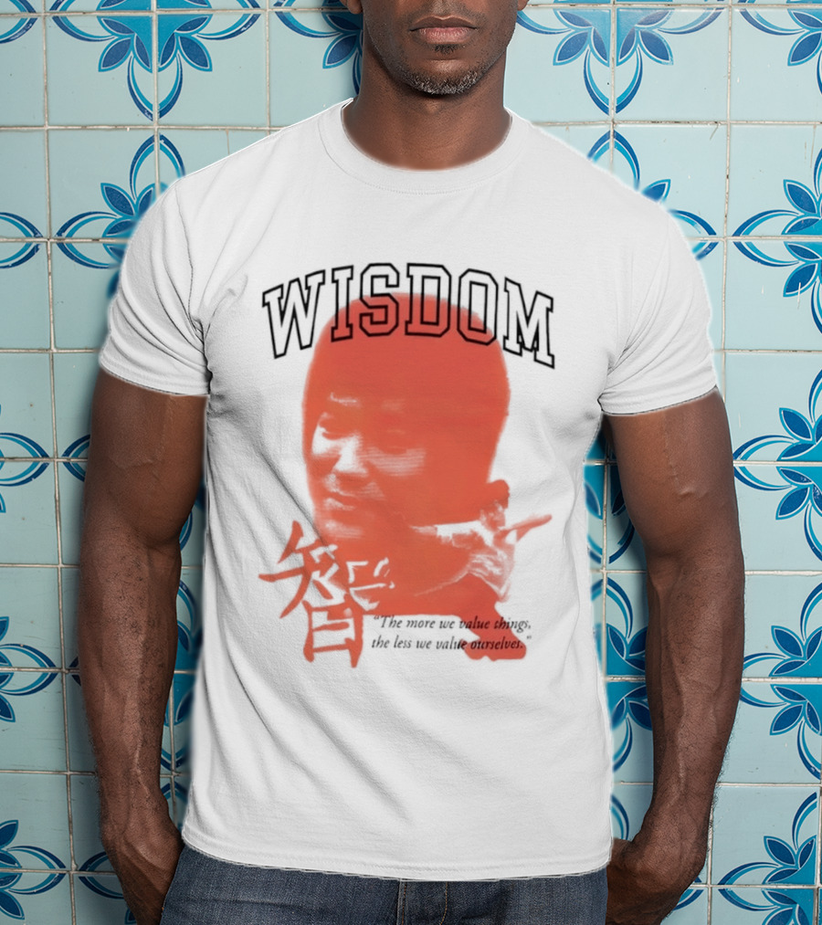 Bruce Lee Awake NY Wisdom Red T-Shirt