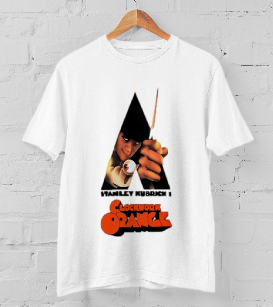 Stanley Kubrick's A Work Orange Alex DeLarge Iconic Film T-Shirt