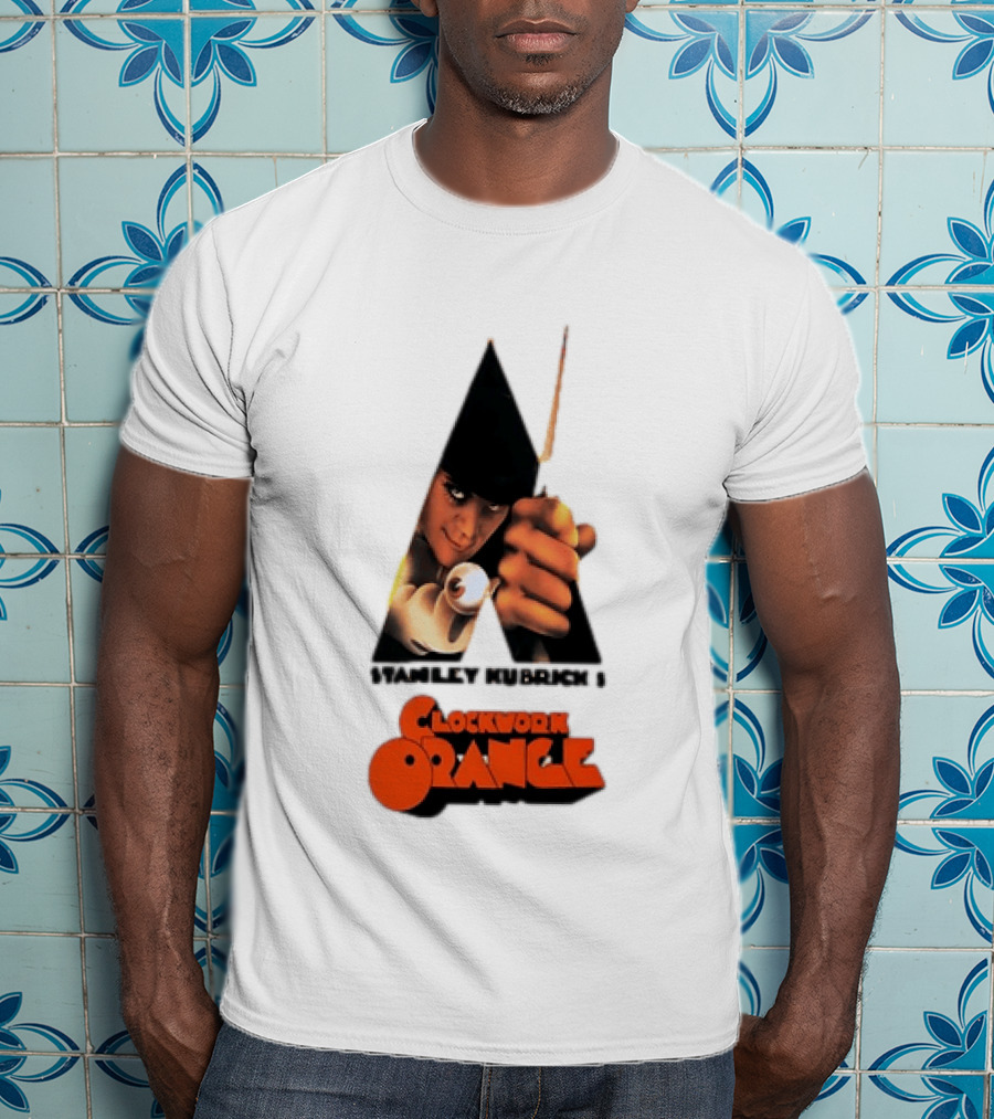 Stanley Kubrick's A Work Orange Alex DeLarge Iconic Film T-Shirt
