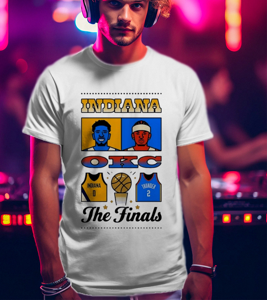 Indiana OKC Basketball The Finals Faceoff T-Shirt