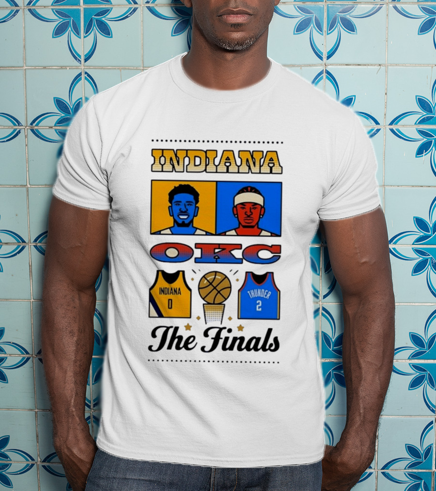 Indiana OKC Basketball The Finals Faceoff T-Shirt