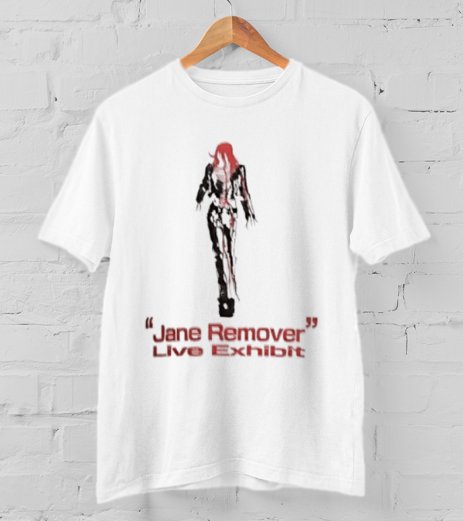 Jane Remover Live Exhibit Red Mysterious Figure T-Shirt