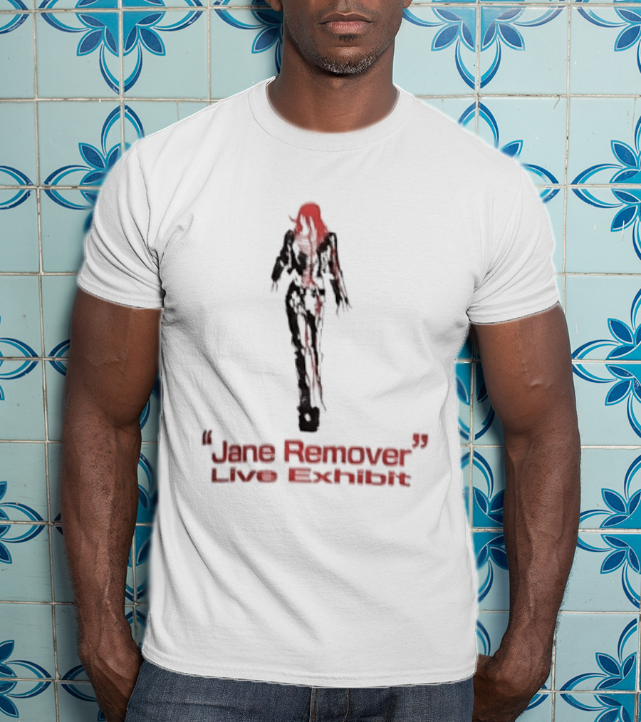 Jane Remover Live Exhibit Red Mysterious Figure T-Shirt