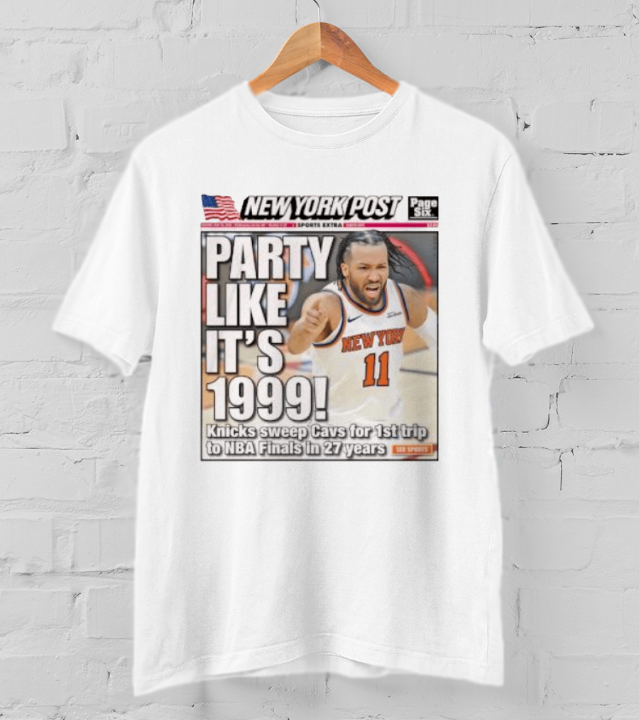 New York Knicks Party Like It's 1999 Cavs NBA Finals 27 Years T-Shirt