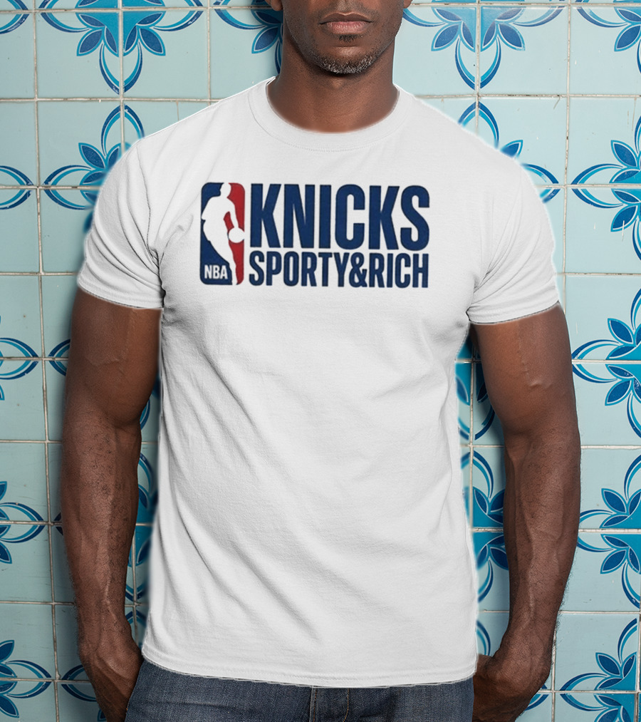 Knicks NBA Sporty & Rich 2026 Collaboration T-Shirt