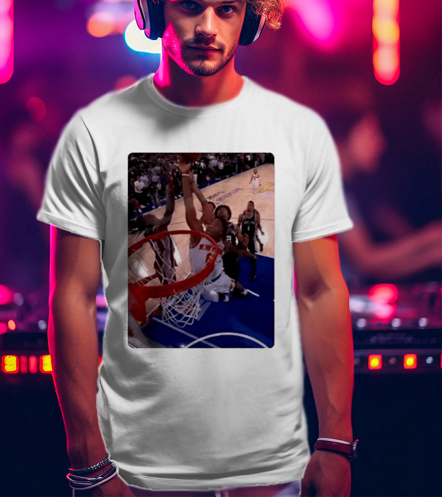 OG Anunoby Laocoon Knicks Game 4 Basketball Moment T-Shirt