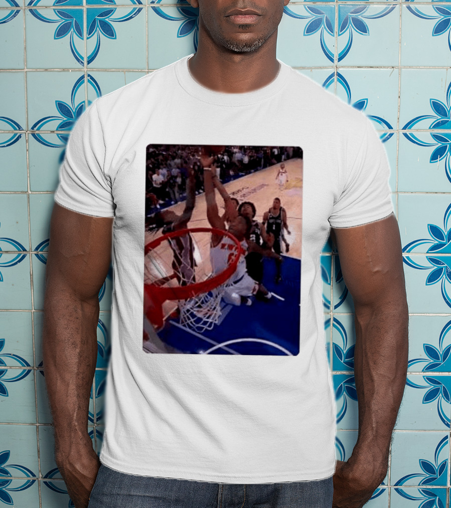 OG Anunoby Laocoon Knicks Game 4 Basketball Moment T-Shirt