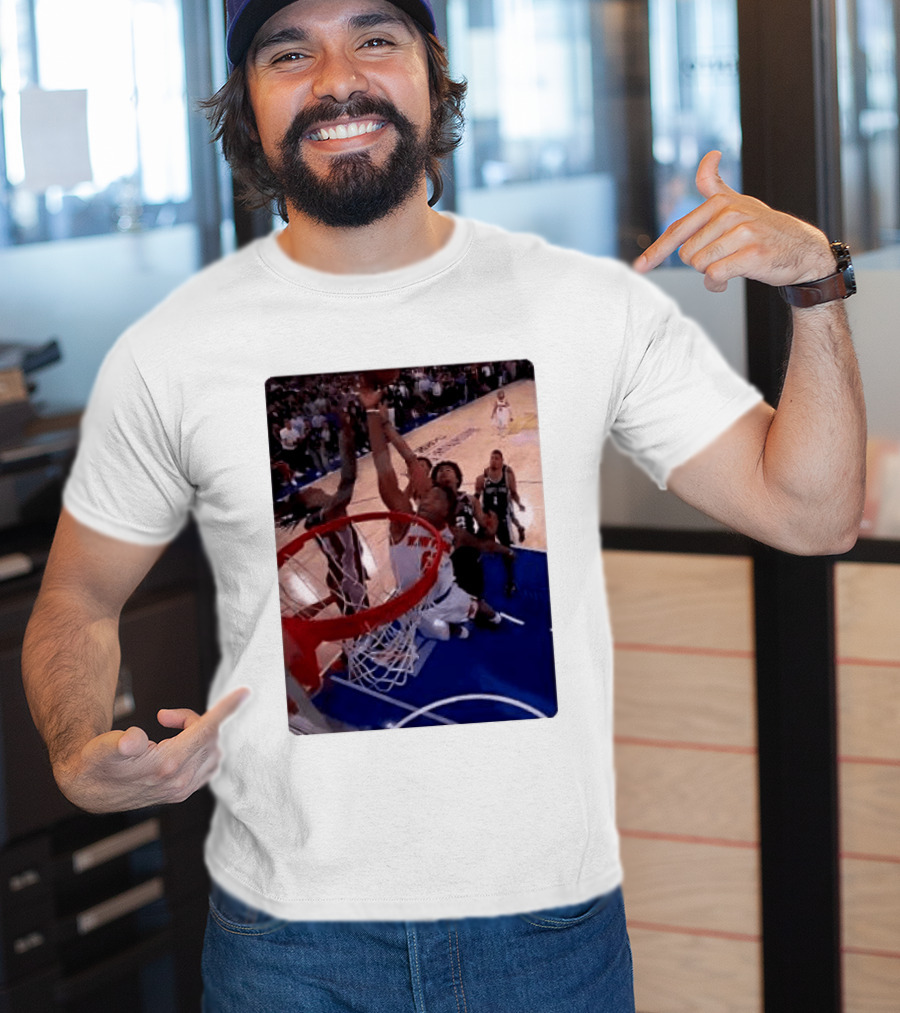 OG Anunoby Laocoon Knicks Game 4 Basketball Moment T-Shirt