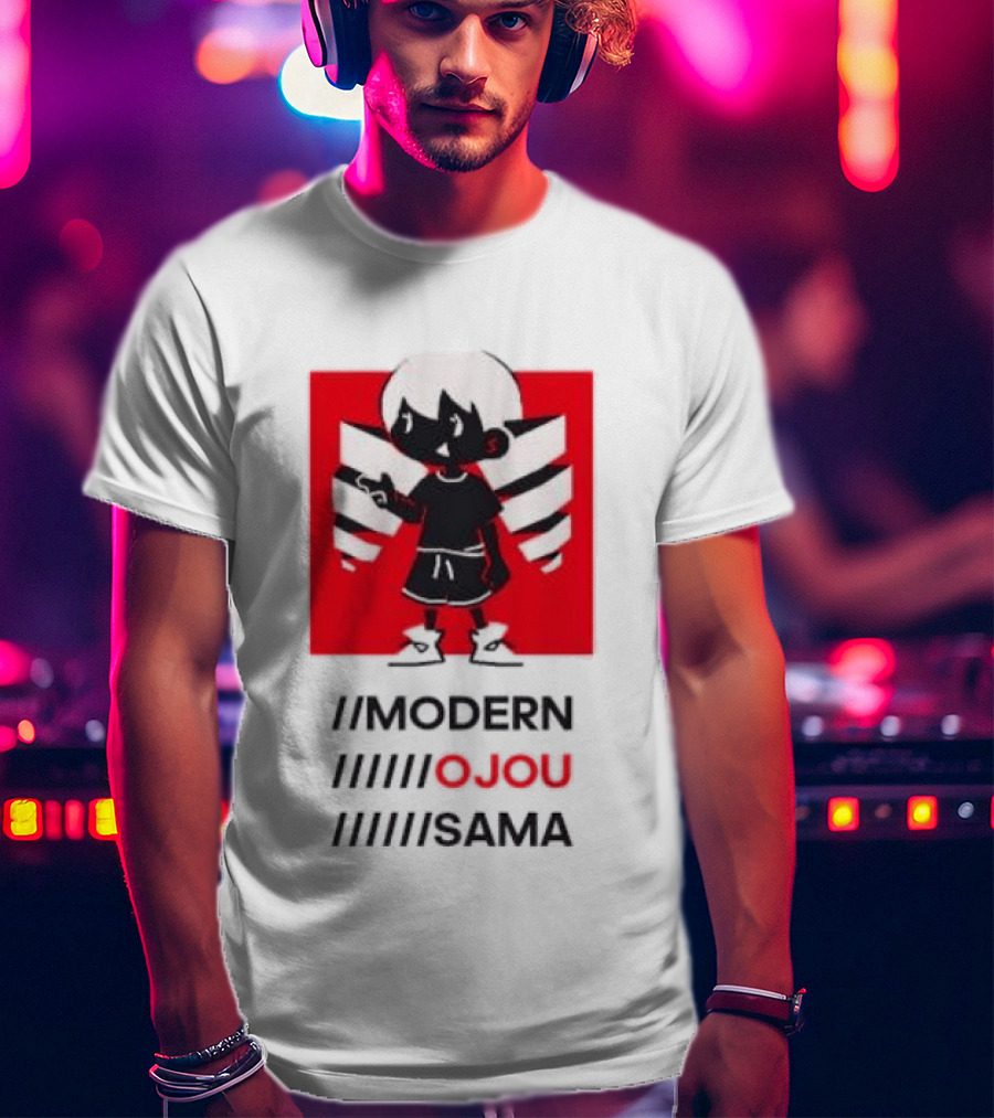 Modern Ojou Sama Character With Bold Hairstyle And Attitude T-Shirt