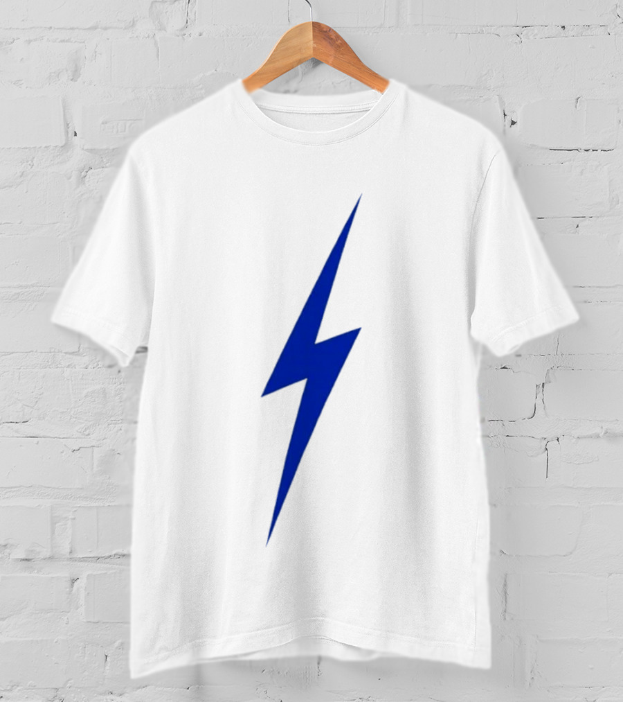 OKC Lightning Bolt Blue Power Energy T-Shirt