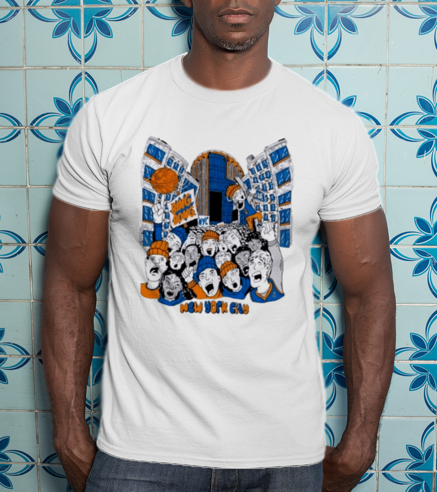 New York Knicks Bing Bong NYC New York City Basketball Fans Celebration T-Shirt