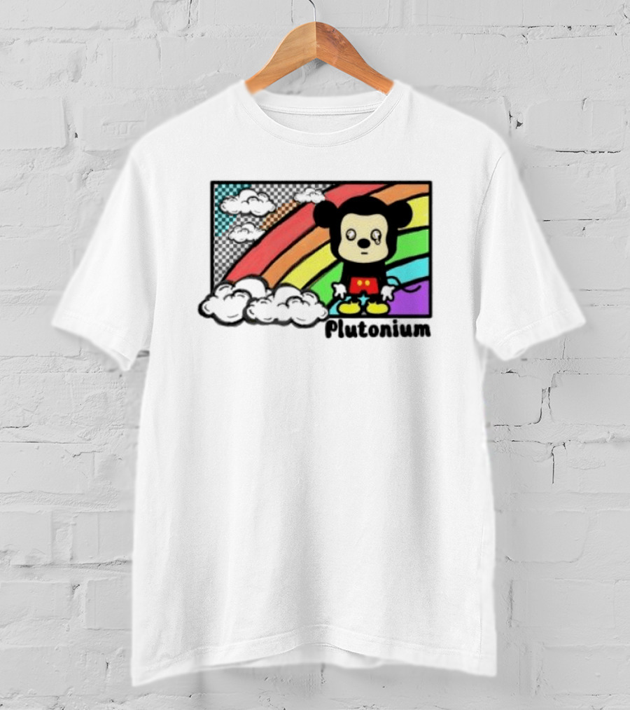 Rainbow Tears Plutonium Pride Mickey Mouse T-Shirt
