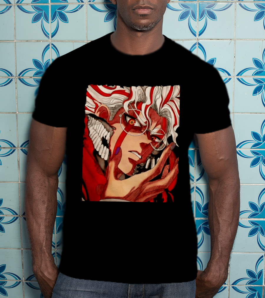 Akaza Kimetsu No Yaiba Upper Rank Three Anime T-Shirt