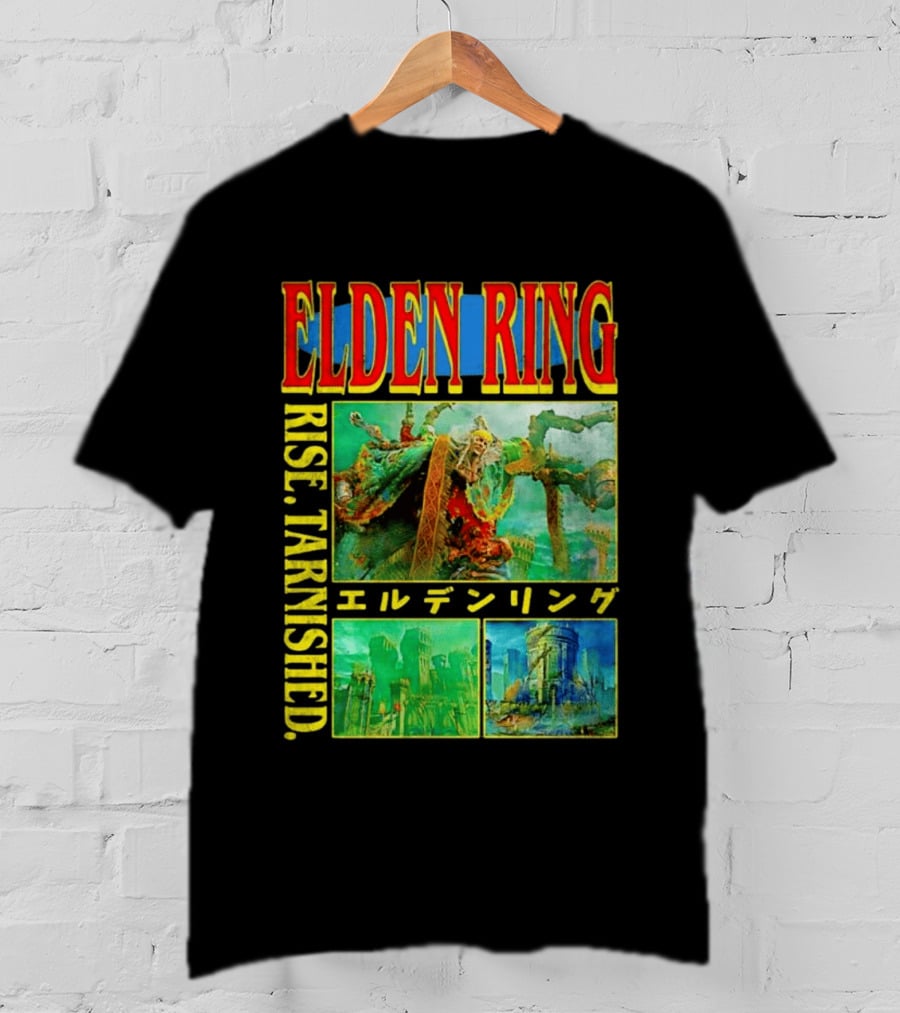 Elden Ring Godrick The Grafted Rise Tarnished Japanese T-Shirt