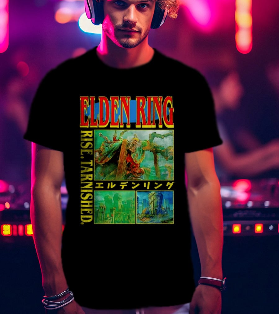 Elden Ring Godrick The Grafted Rise Tarnished Japanese T-Shirt