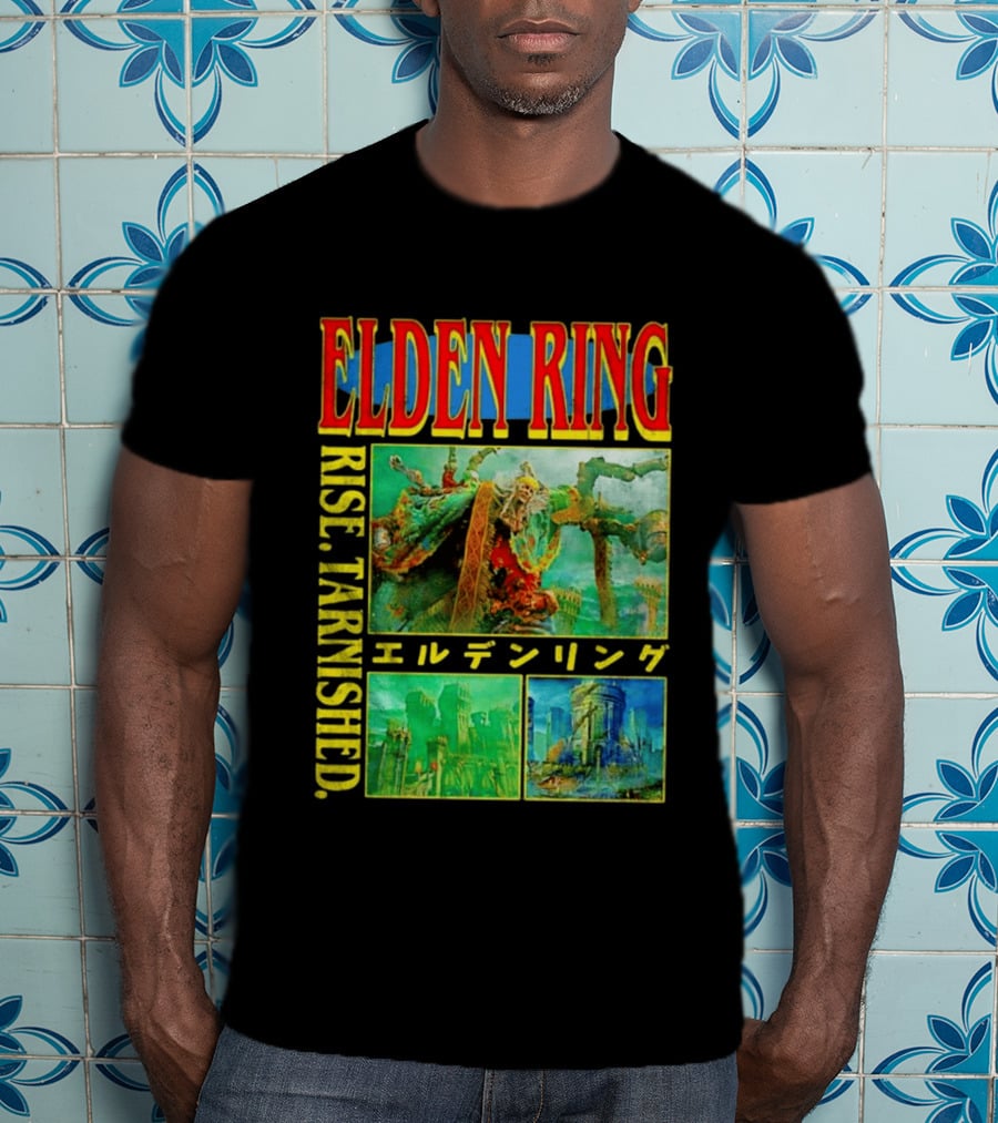 Elden Ring Godrick The Grafted Rise Tarnished Japanese T-Shirt