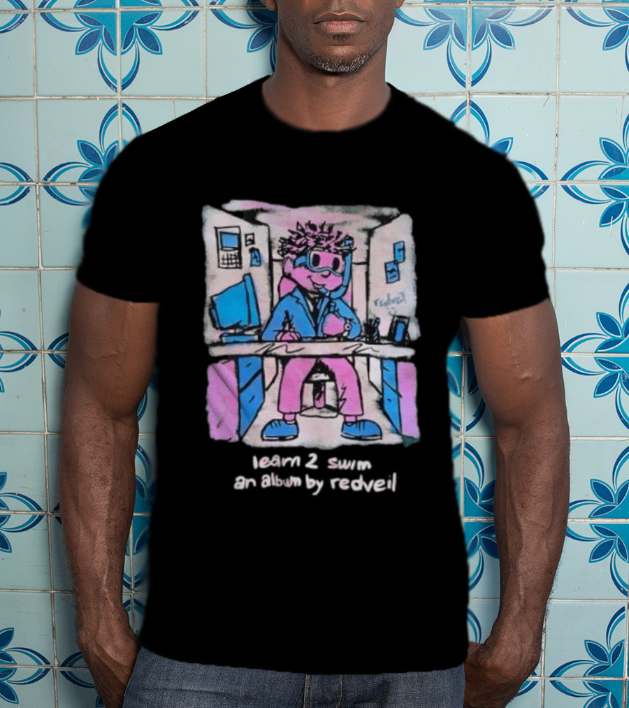 Learn 2 Swim An Album By Redveil Stylized T-Shirt