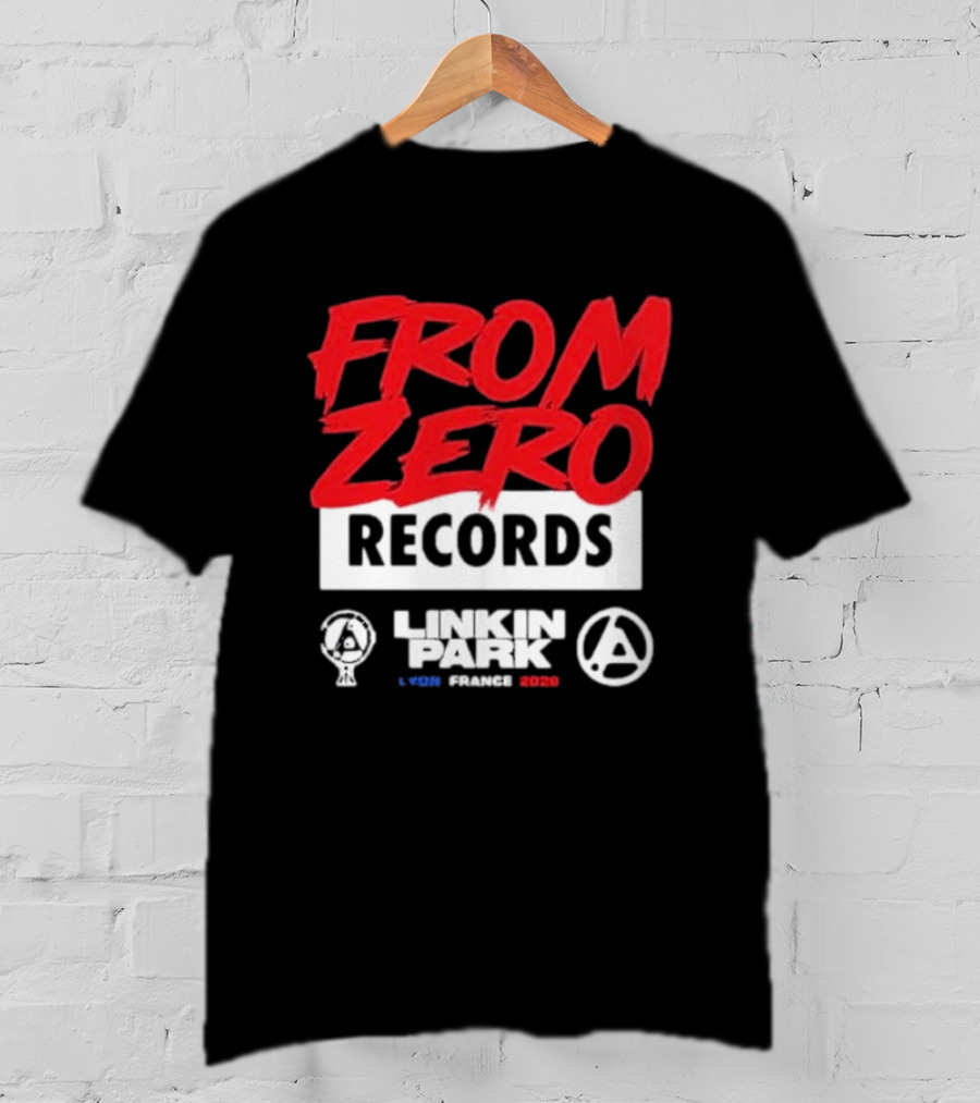 From Zero Records Linkin Park Lyon France 2026 T-Shirt