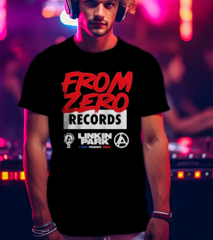 From Zero Records Linkin Park Lyon France 2026 T-Shirt