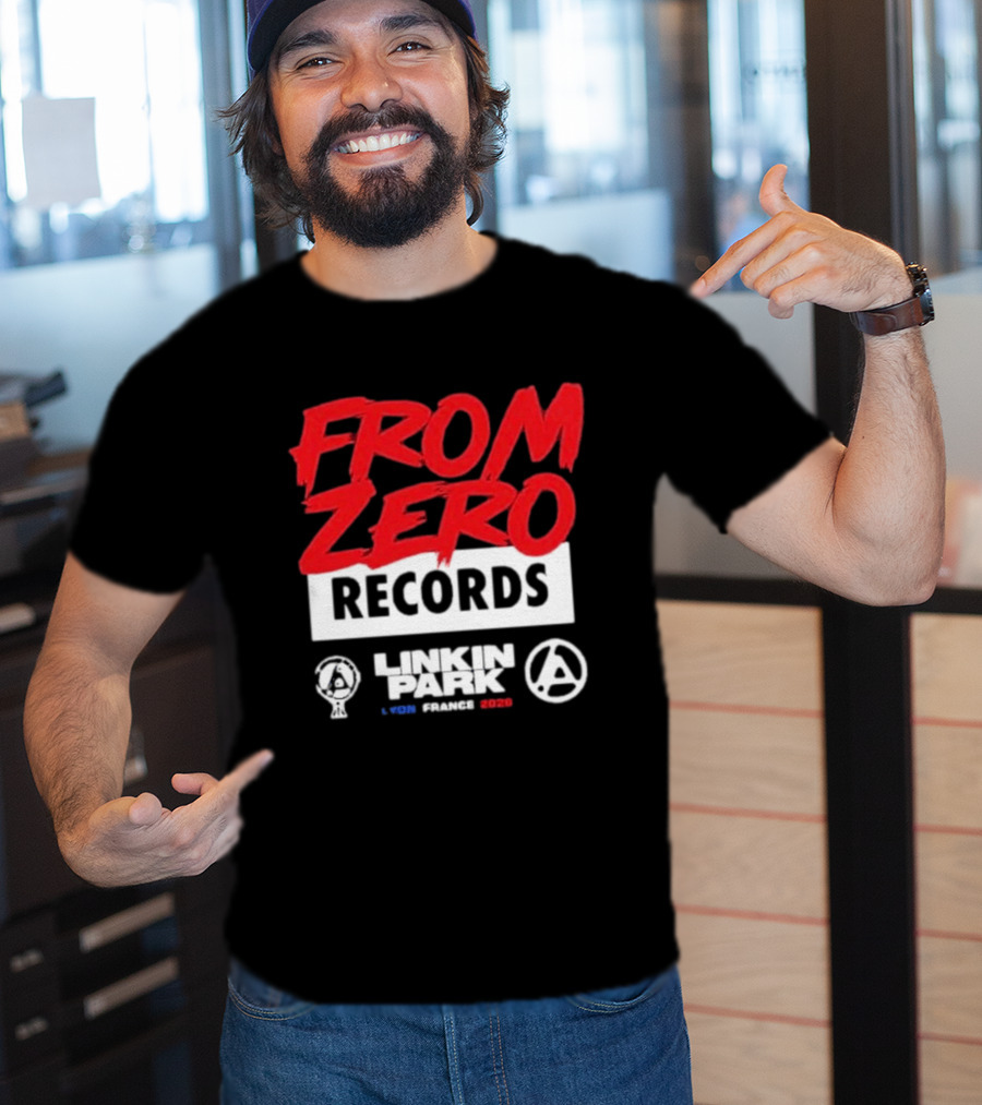 From Zero Records Linkin Park Lyon France 2026 T-Shirt