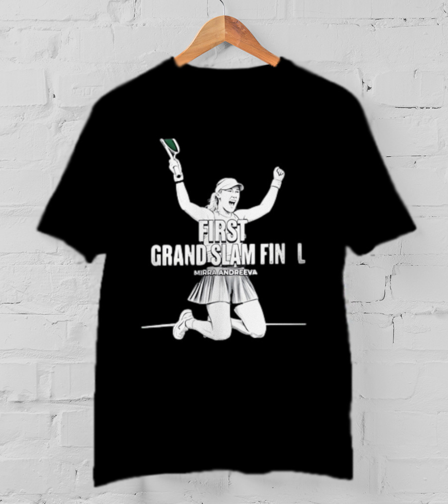 Mirra Andreeva First Grand Slam Final Celebration T-Shirt