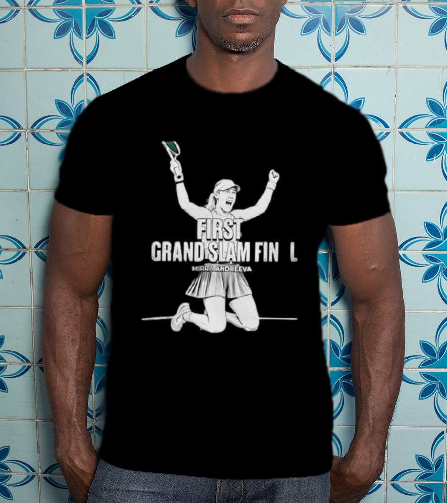 Mirra Andreeva First Grand Slam Final Celebration T-Shirt