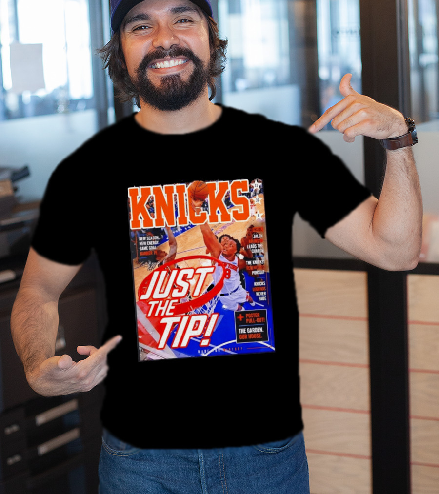 New York Knicks Just The Tip Brunson Leads The Charge Madison Square Garden T-Shirt