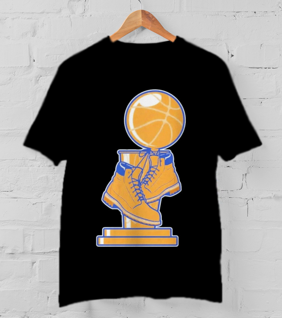 NY Basketball Trophy Timberland Boots T-Shirt