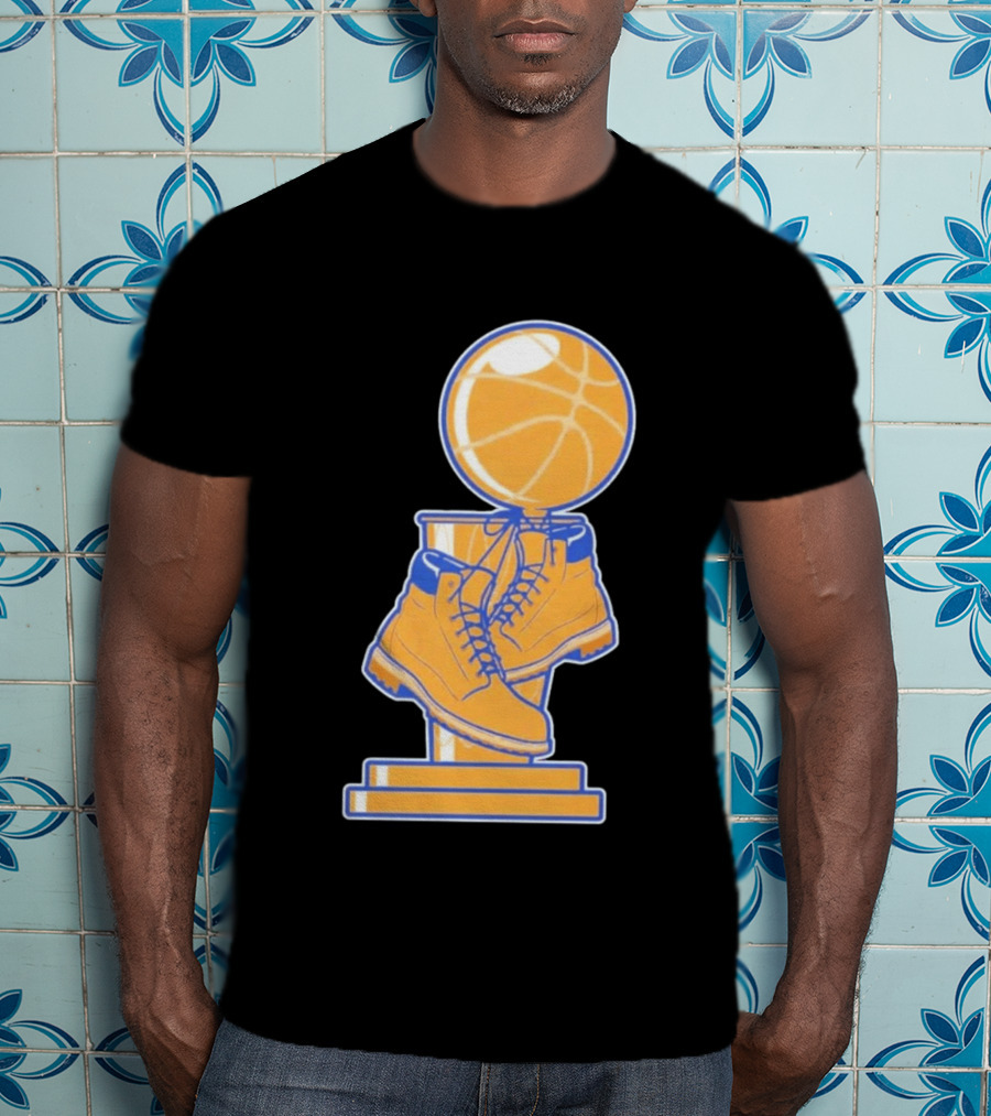 NY Basketball Trophy Timberland Boots T-Shirt