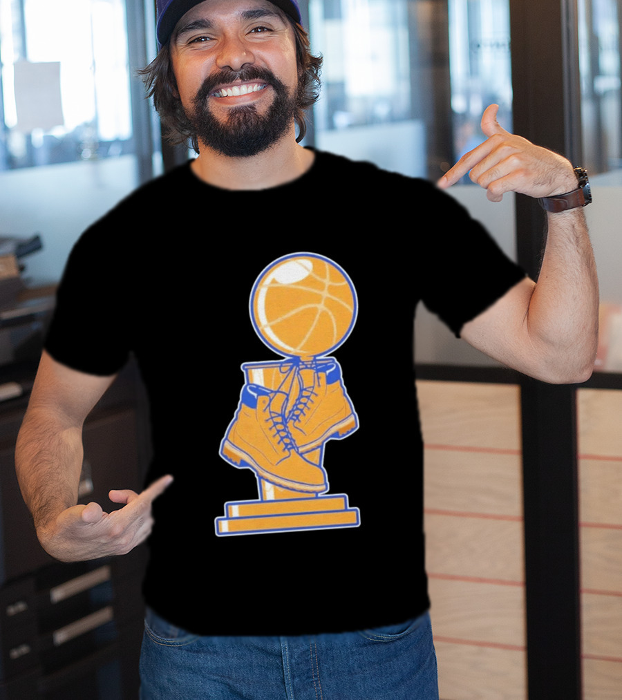 NY Basketball Trophy Timberland Boots T-Shirt