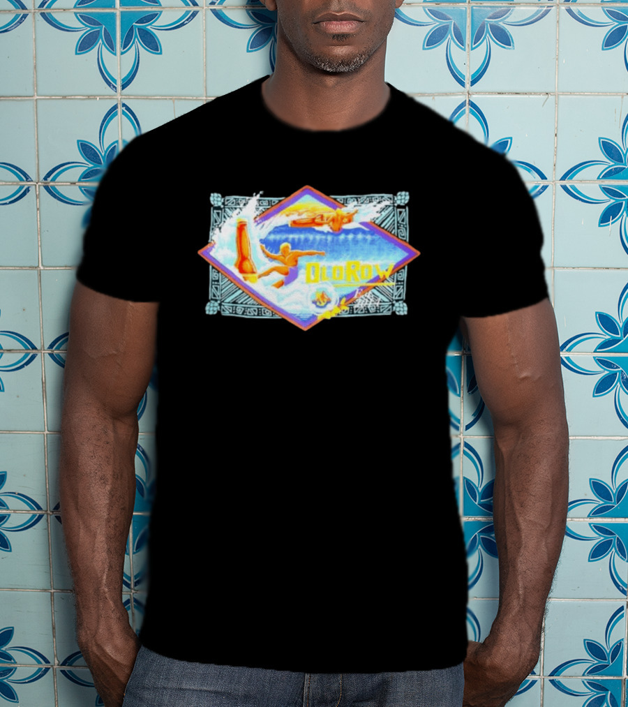 Old Row Surfing Beer Bottle Wave Coastal Beach Life Ocean 2014 T-Shirt