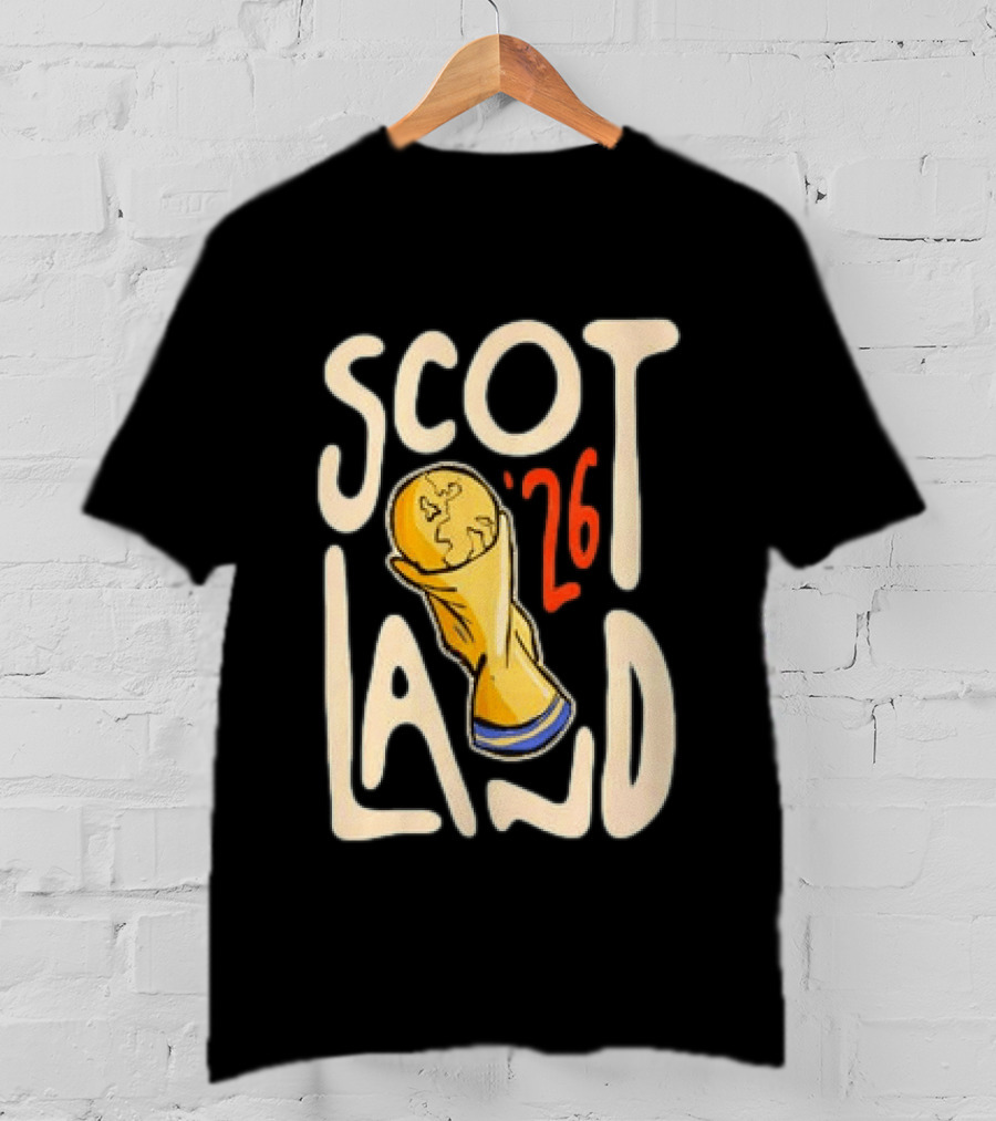 Scotland 2026 Trophy Cup Celebration T-Shirt