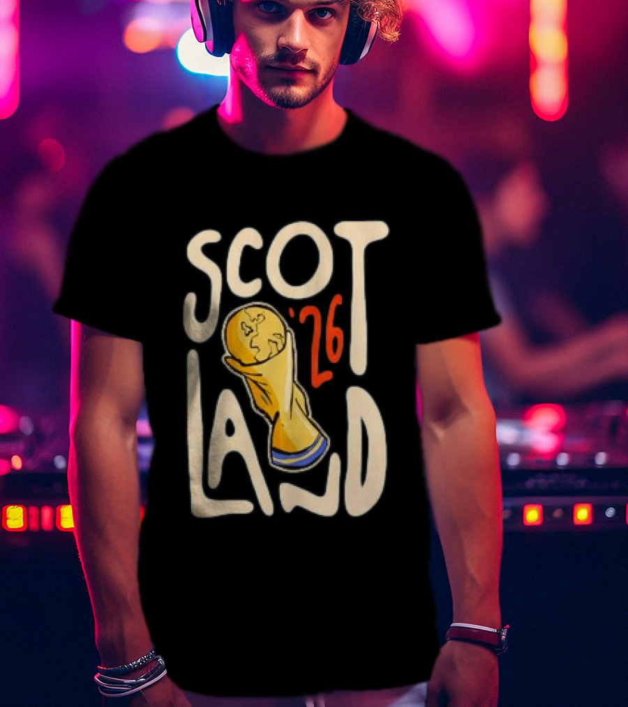 Scotland 2026 Trophy Cup Celebration T-Shirt