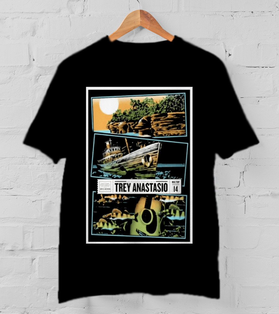 Trey Anastasio Acoustic Evening June 14 Bayfield Tour Big Top Venue Official Event T-Shirt