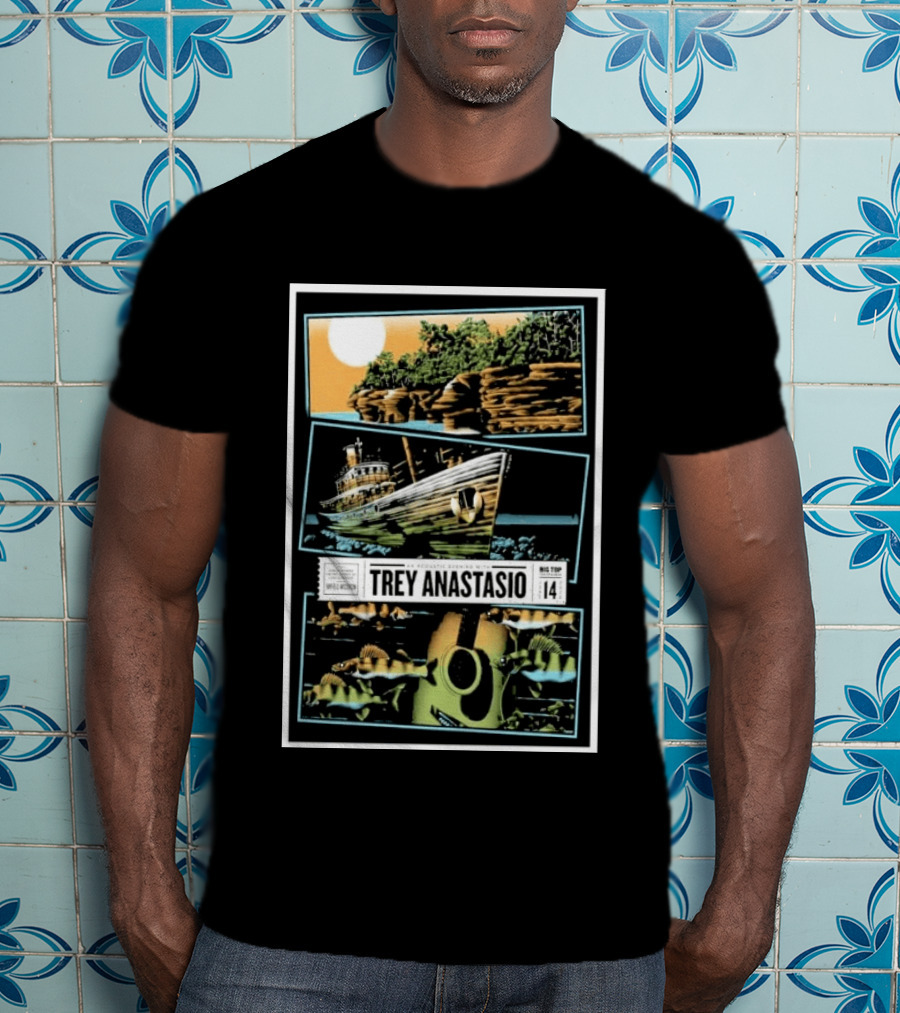 Trey Anastasio Acoustic Evening June 14 Bayfield Tour Big Top Venue Official Event T-Shirt