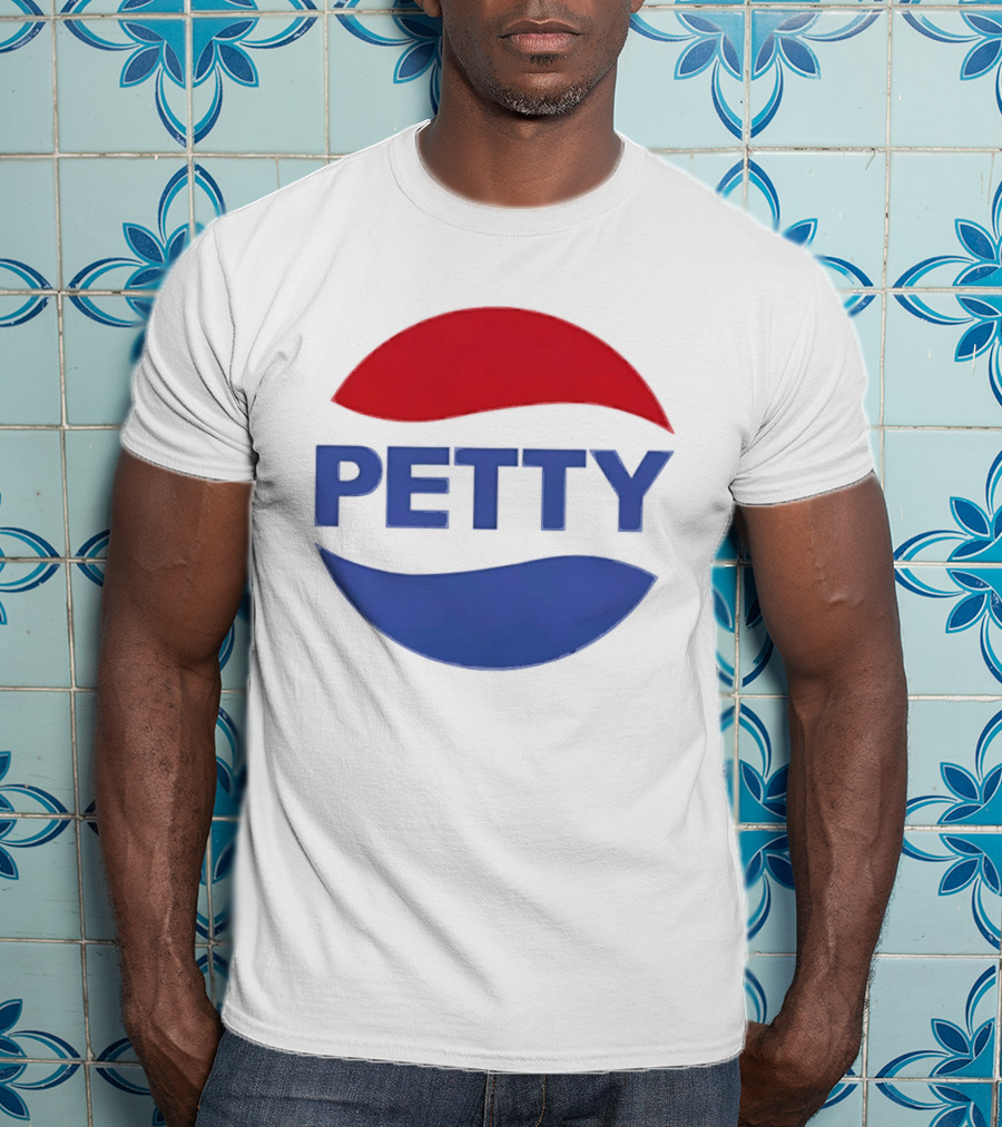 PETTY Pepsi Parody Red Blue T-Shirt