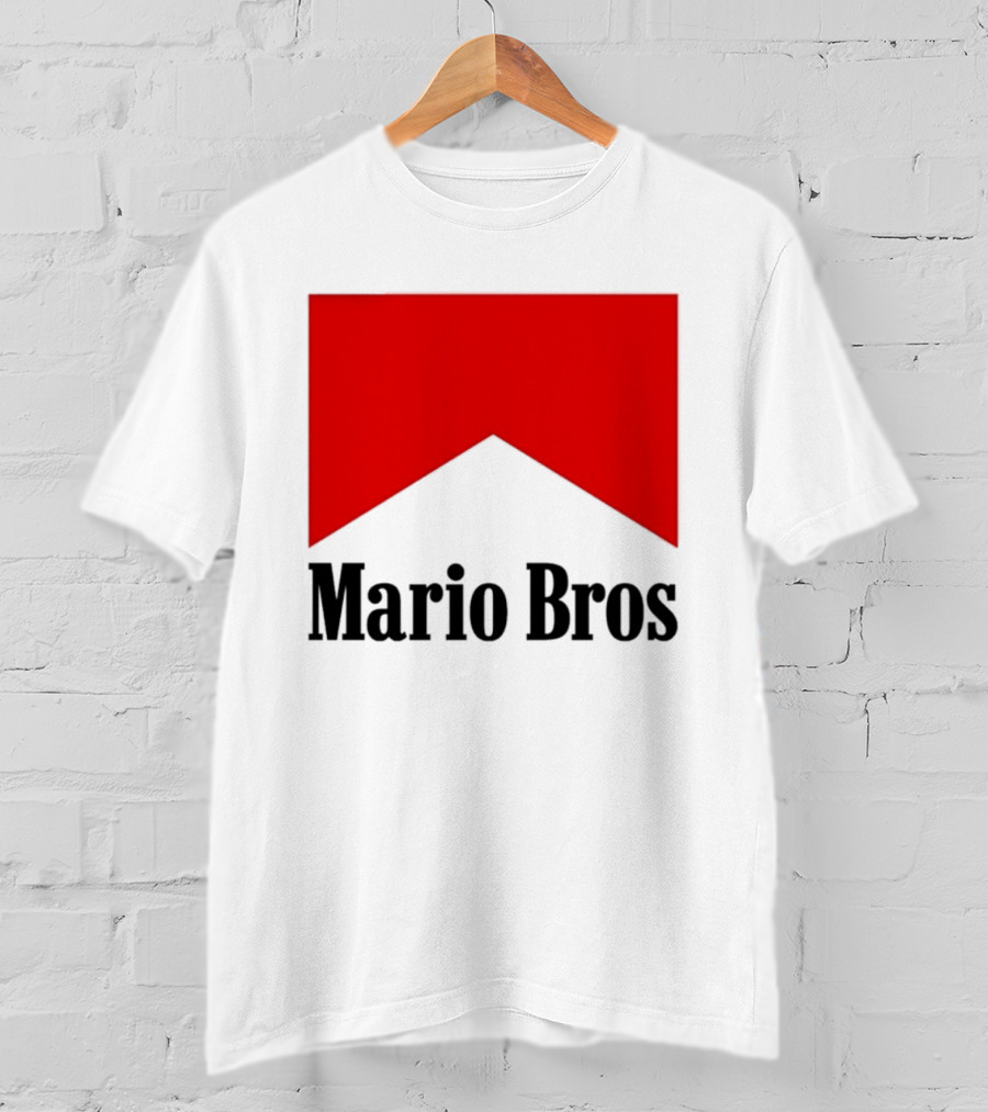Mario Bros Red Banner T-Shirt