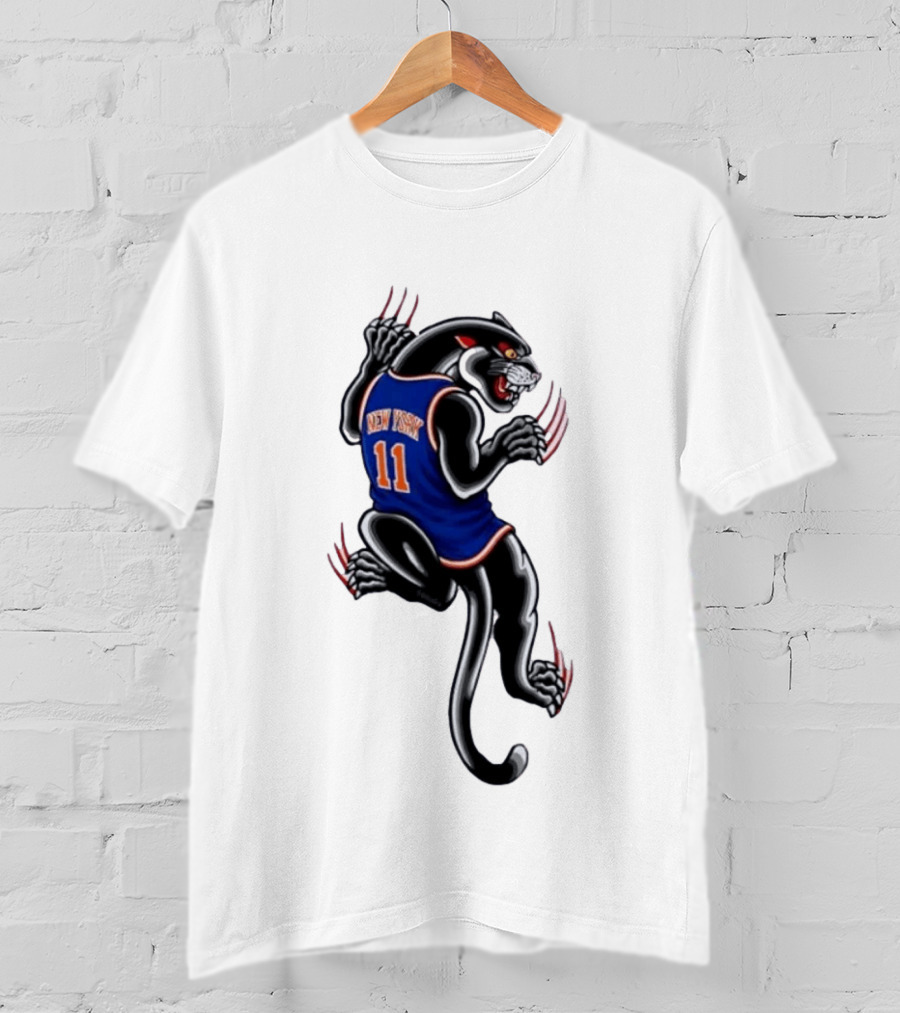 New York 11 Panther Clawing Back Sports Jersey T-Shirt
