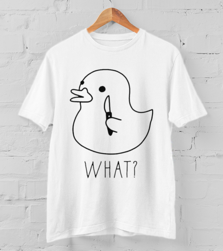 What Goose Duck Sketch Quirky Fun T-Shirt