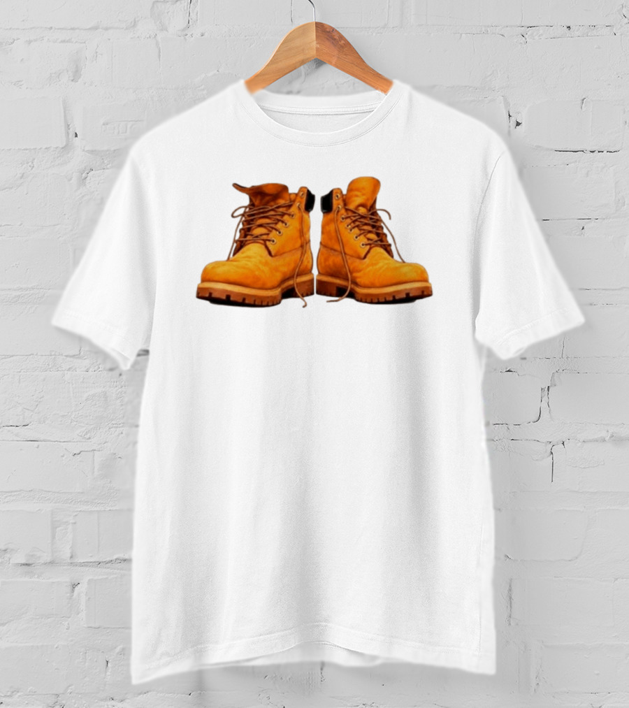 New York Forever Timberland Style Boots T-Shirt