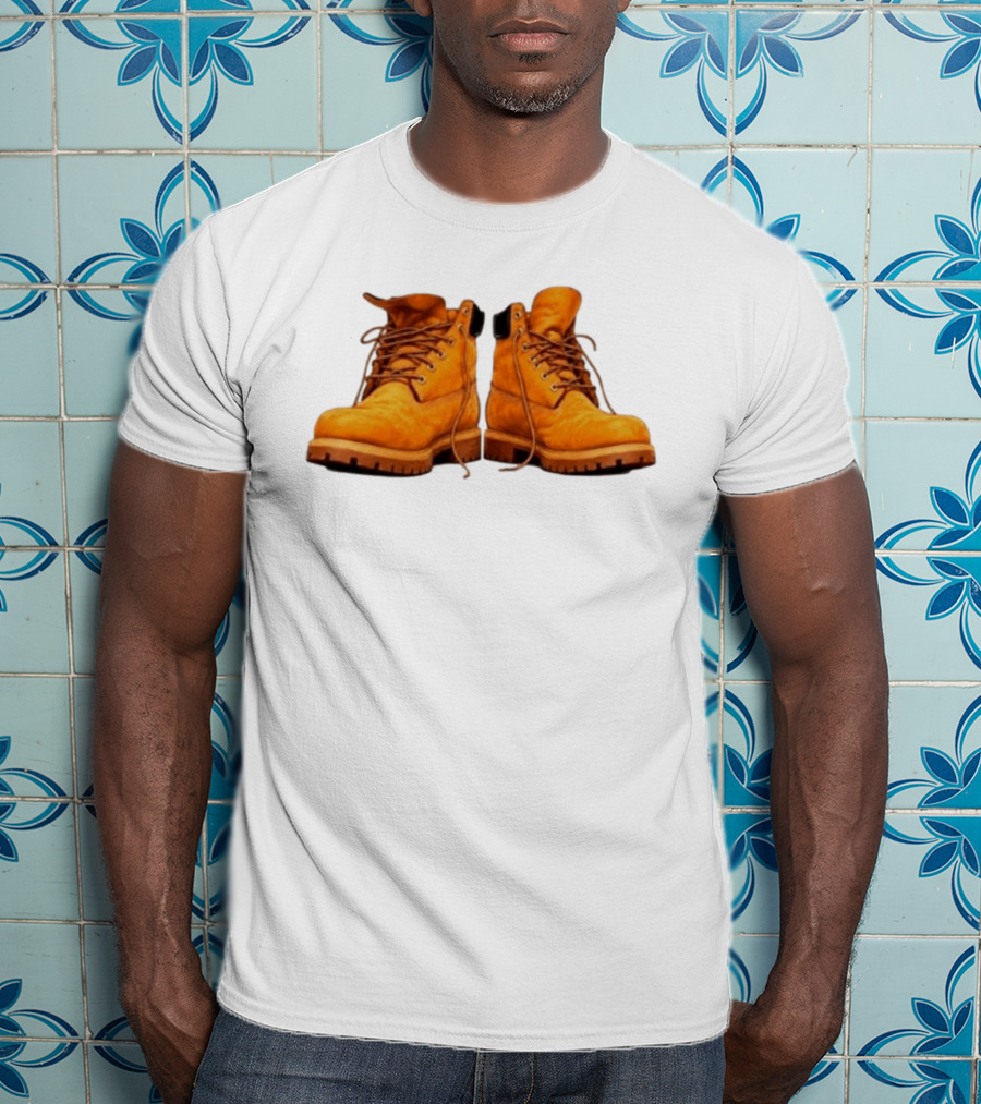 New York Forever Timberland Style Boots T-Shirt