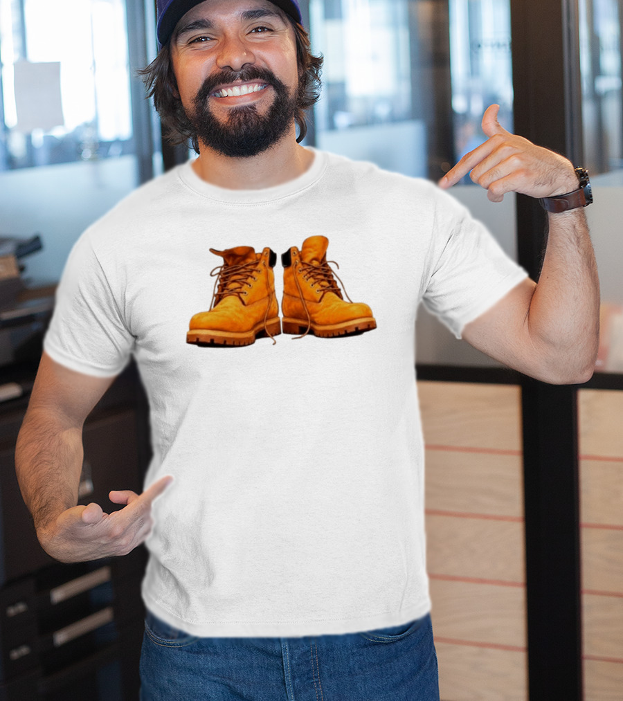 New York Forever Timberland Style Boots T-Shirt