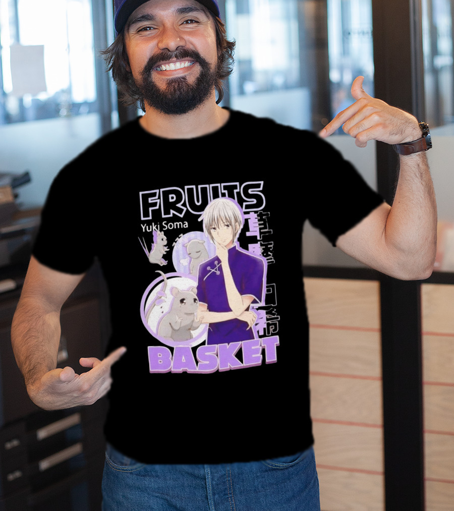 Fruits Basket Yuki Soma Kanji Mouse Transformation T-Shirt