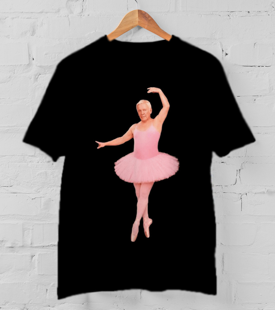 Geddy Lee Wearing Pink Ballerina Alex Lifeson Costume Iconic Image T-Shirt