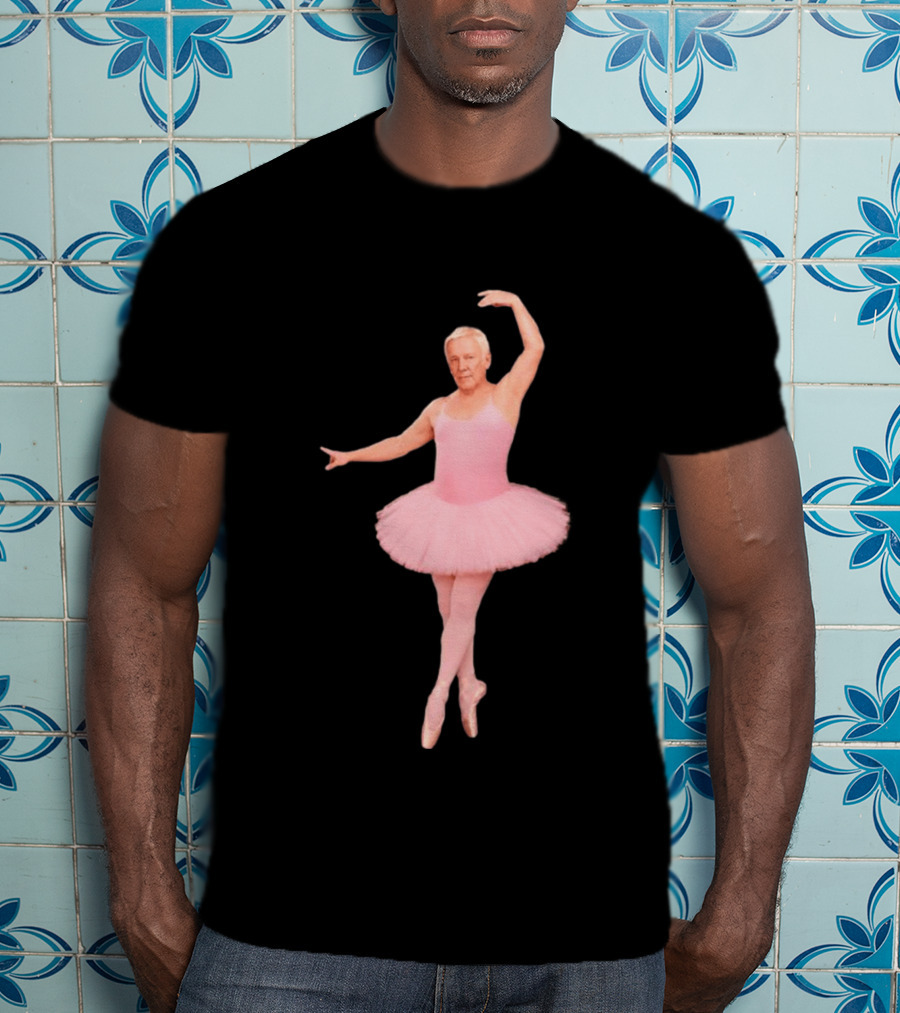 Geddy Lee Wearing Pink Ballerina Alex Lifeson Costume Iconic Image T-Shirt