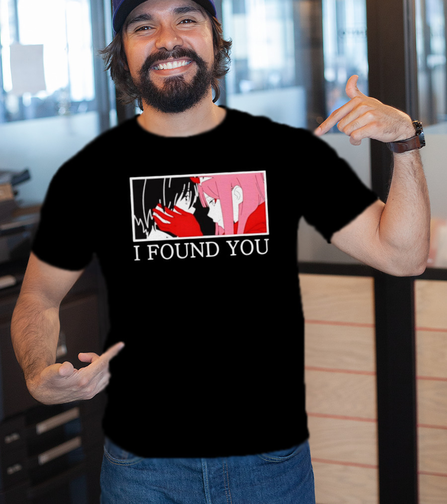 Hiro Zero Two Darling In The Franxx I Found You Anime Manga Pair Scene T-Shirt